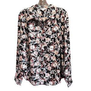 LC floral blouse
